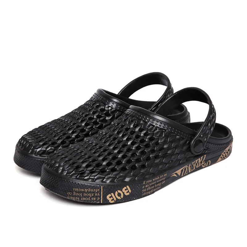 

2020 men's and women's Baotou sandals hollow out beach shoes air cushion couple sandals Sandalias Outdoor