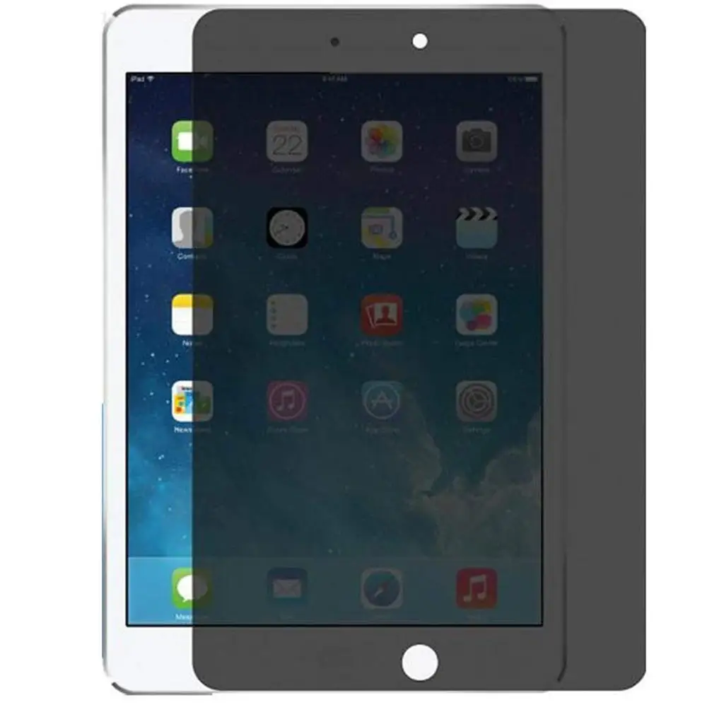 Надежное закаленное стекло для Apple IPad Air 2, 3, ремешок Мини 5 4 Анти-шпион Экран Защитная крышка для IPad Pro 9,7 10,5 11 планшет