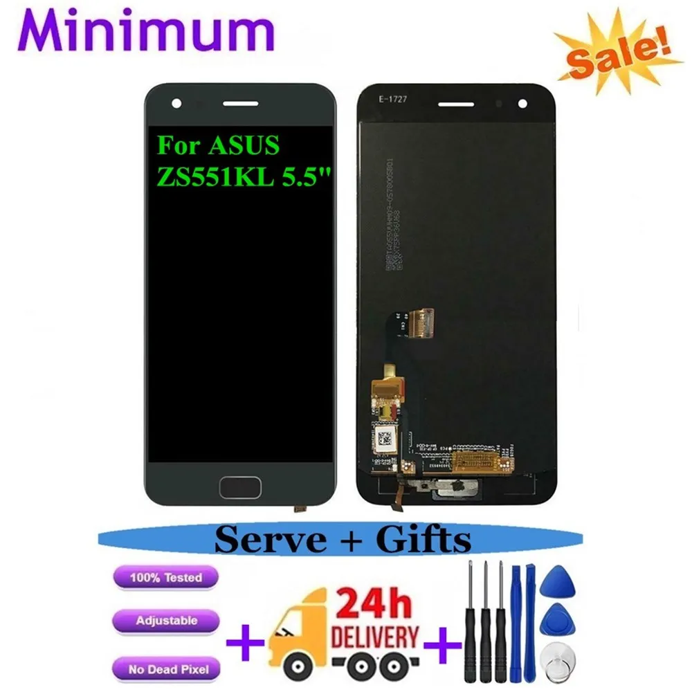 For ASUS ZenFone 4 Pro ZS551KL 5.5" LCD Display Touch Screen Digitizer Assembly Replacement Parts For Asus ZS551KL Z01GD LCDs