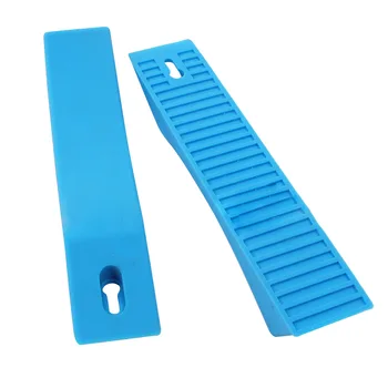 

2pcs Home Gym Weightlifting Training Bodybuilding Barbell Parts High Elasticity Hanging Hole Non Slip Silicone Dumbbell Pad