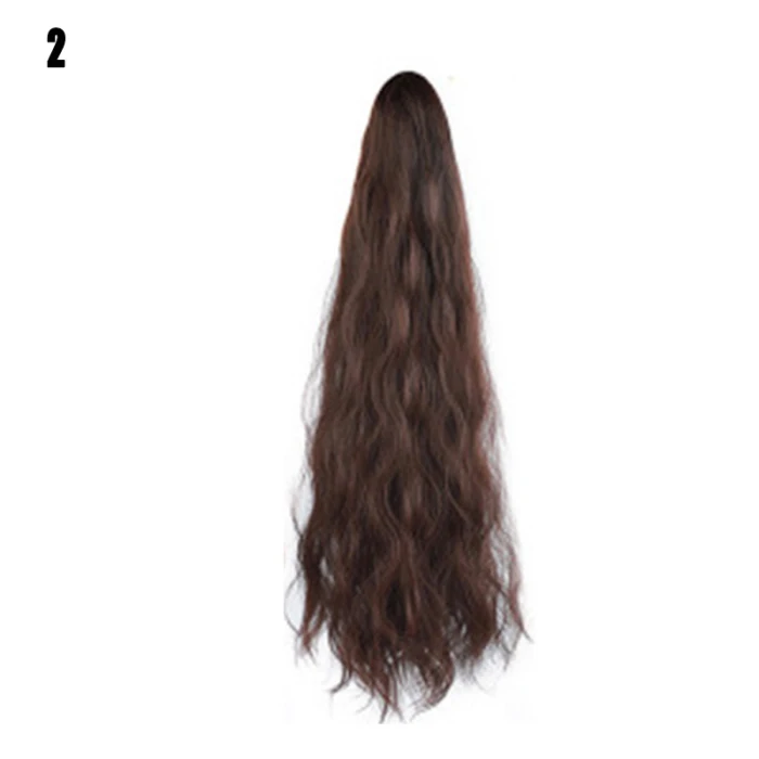 Женский парик с конским хвостом, длинные вьющиеся пушистые волосы, волосы для наращивания WH998