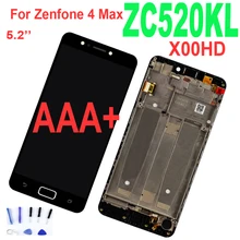Bloc écran tactile LCD de remplacement avec châssis, 5.2 pouces, pour Asus Zenfone 4 Max ZC520 ZC520KL X00HD=