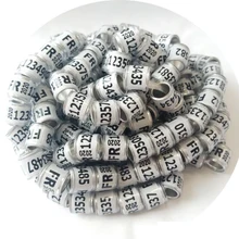 Белые FR кольца для голубей птица кольцо 100 шт