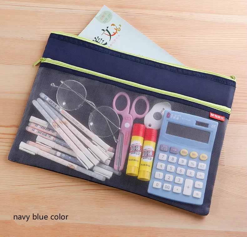 Цветная двухслойная парусиновая ткань на молнии Папка с файлами книга пенал для карандаша, ручки Сумка для документов сумки бесплатная