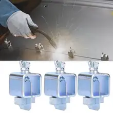 Зажим для стыковой сварки 10 шт. зажим для стыковой сварки стальной оцинкованный Авто двери сварочное оборудование