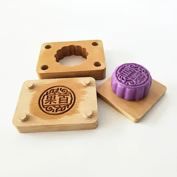 

Wood Mooncake Baking Mold Cookies Mold 3D Sun Flower Rose Love Fish Fondant cake Tools Decorating Kitchen Party DIY Accessories
