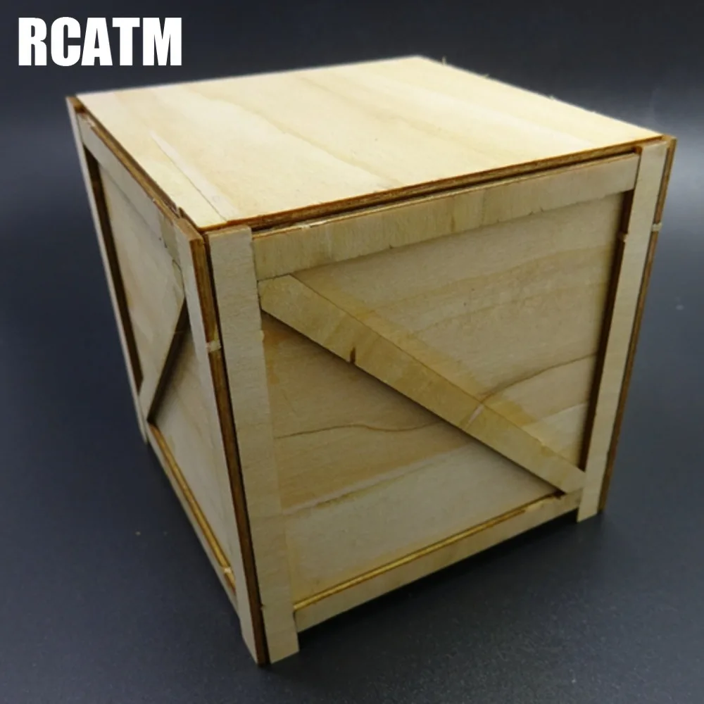 Деревянная коробка для транспортировки модель украшения сцены Tamiya 1/14 RC грузовик