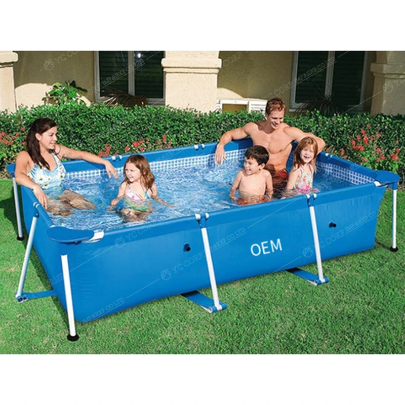 US $123.00 Inflatable SquareRound Swimming Pools for adult Folding Outdoor Portable Paddling Pool Large Size Family Pools