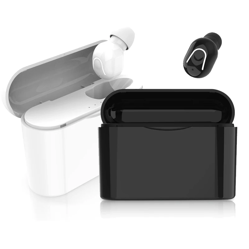 

Left Right Universal Wireless Single Piece Earphone Bluetooth 5.0 Mini Earbuds HIFI HD Sound Earpiece With 1200mAh Charging Box