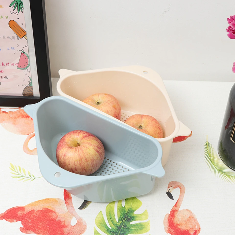 triangular sink drain shelf (23)
