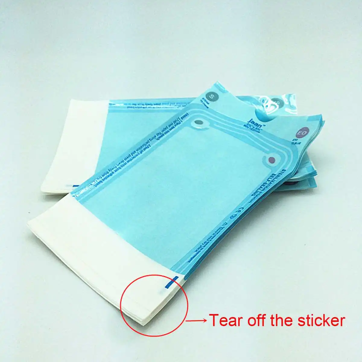 200Pcs Disposable Dental Self Sealing Autoclave Sterilization Pouches Medical Grade Paper Lab Tattoo Tool Storage Bag 3