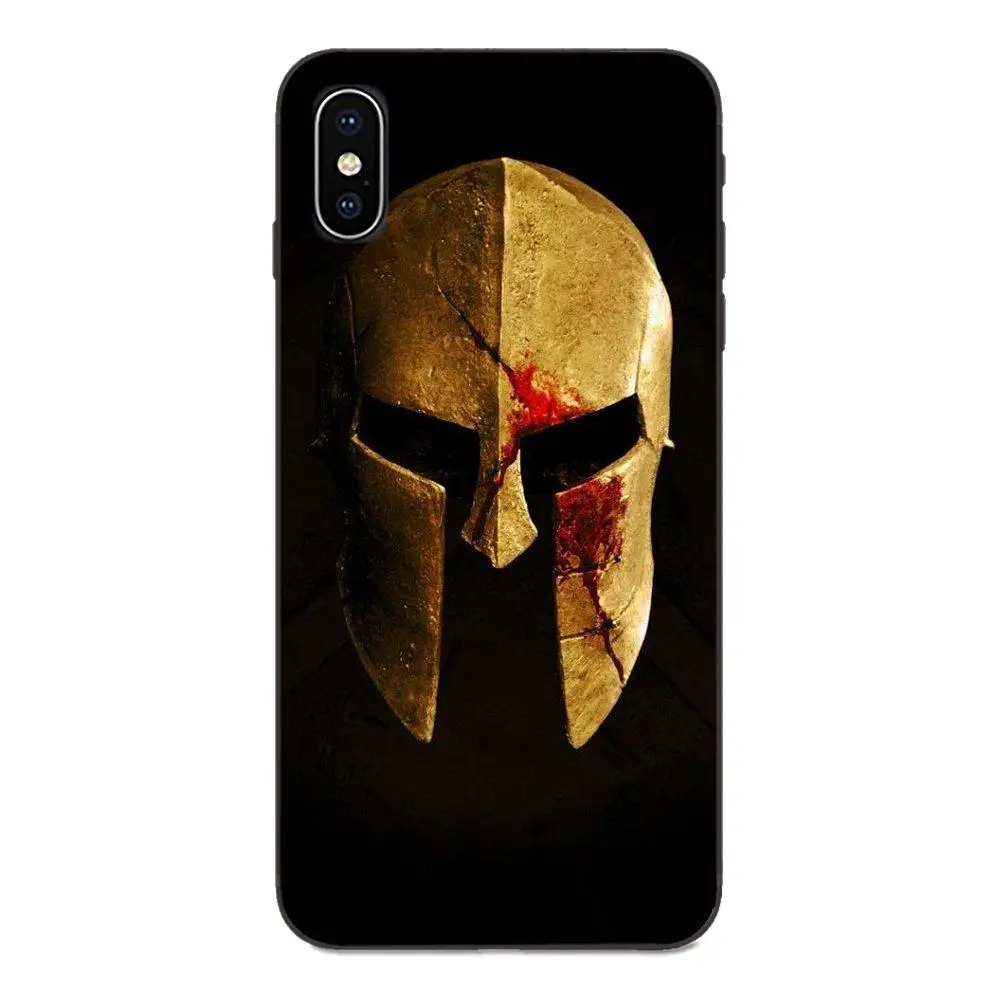 Резиновый черный корпус чехол для телефона Спарта Xiaomi Redmi Note 3 3S 4 4A 4X5 5A 6 6A 7 7A K20 Plus