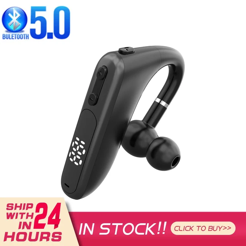 MD628 Wireless Earphones 5.0 Headphones Hands-free Headset 25H Music Earpiece With Mic For Business/Driving Brand New | Электроника