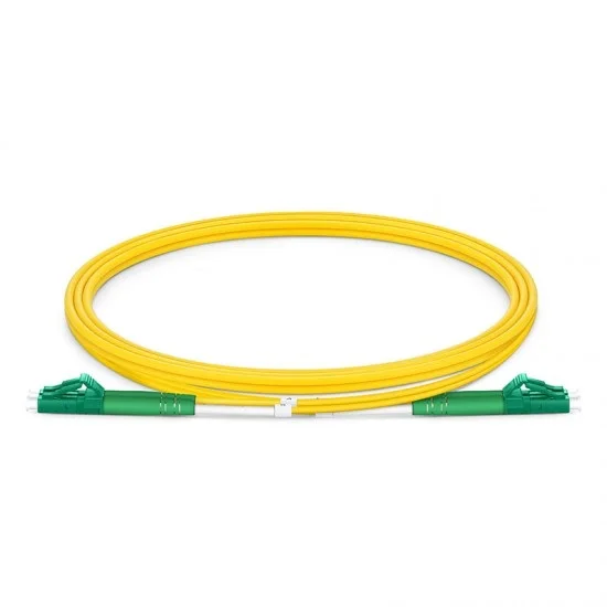 LC APC Fiber Optic Patch Cord Duplex 2 0mm PVC Optical Jumper Single Mode FTTH Fiber 1