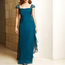 Dark Green Mother Of The Bride Dresses For Weddings Chiffon Godmother Wedding Dress Large Size robes mere de la mariee