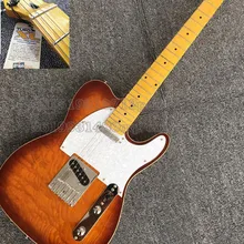Совершенно стандарт электрогитары Клен гриф Custom Shop Sunburst музыкальный инструмент гитара, Канада гайка, Италия галлиструны