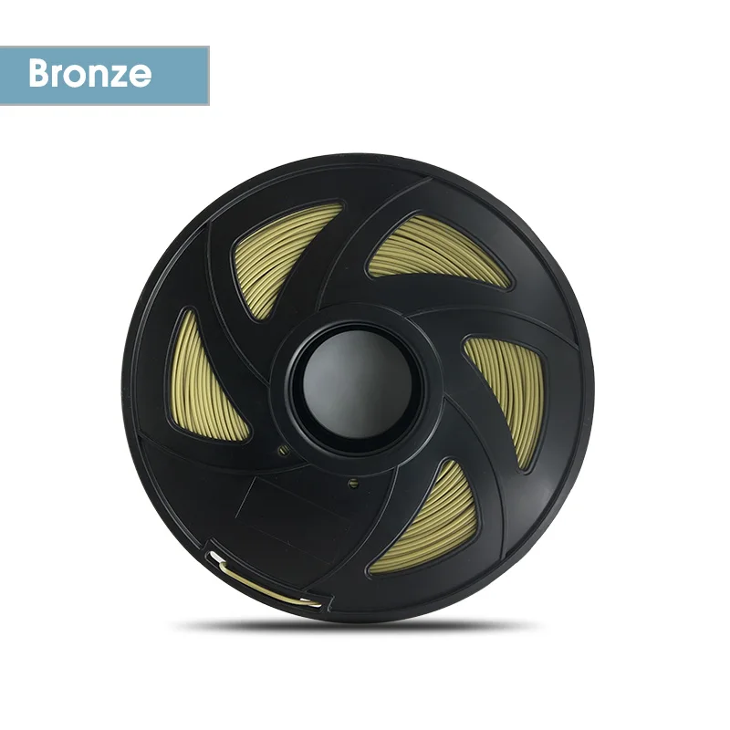 Bronze Myriwell 3d Принтер ABS нити 1,75 мм нити измерения Точность+/-0,02 мм 1 кг 335 м 2.2LBS 3D печатный материал для RepRap - Цвет: Bronze