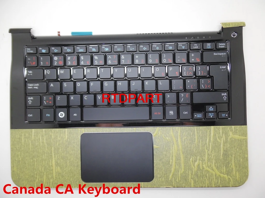 Подставка для ноутбука и клавиатура для samsung NP900X3A 900X3A Канада CA Swiss SW Испания SP Россия RU тачпад динамик верхний чехол