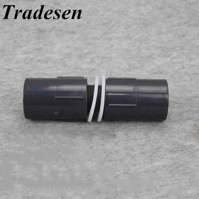 

1 Piece/Lot UPVC 20 25 32 40 50 mm Thickened Fish Tank Outlet Aquarium Water Inlet Water tank Drainage Connector PVC Pipe Joint