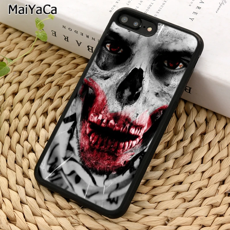 MaiYaCa кровавый Готический зомби мужской чехол для телефона iPhone X XR XS 11 12 Pro MAX 5 6 7 8 Plus