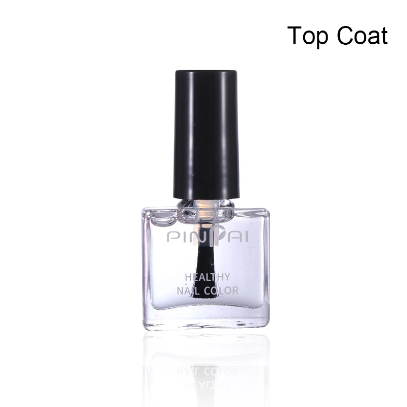 Top Coat Pinpai 37 цветов Быстросохнущий лак для Ногтей Стойкий лак для ногтей авокадо с красными блестками серия "сделай сам" маникюрный лак для ногтей 6 мл - Цвет: Top Coat