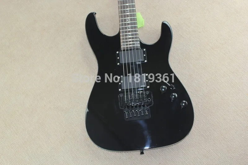 Рекламная цена Custom Shop kh подписи с мостом активный звукосниматель 9V батарея черная гитара 7-08