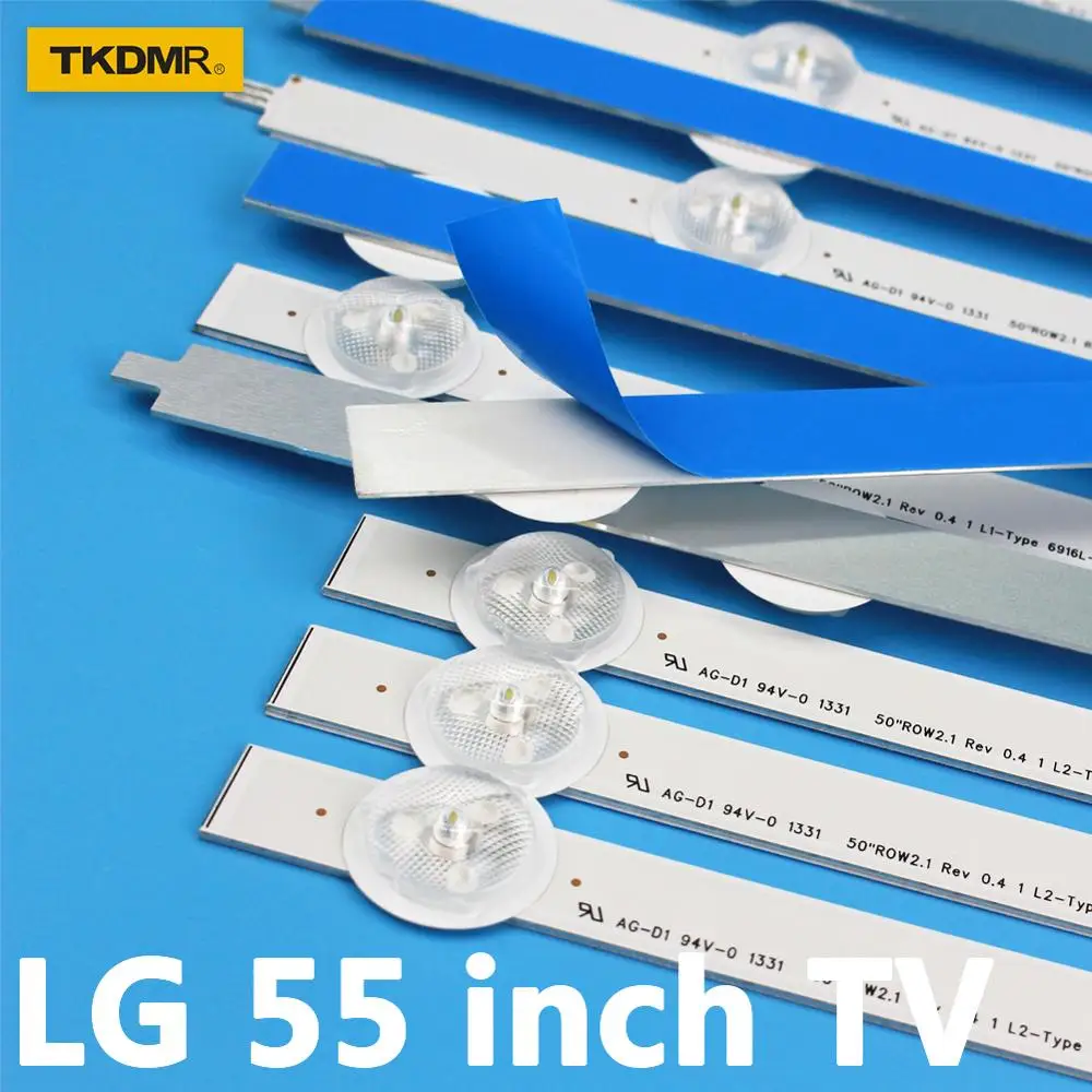 

100%NEW-original 12 PCS(3*R1 3*L1 3*R2 3*L2) LED Backlights for 6916L-1273A 6916L-1241A 6916L-1276A 6916L-1272A LG 50LN5400