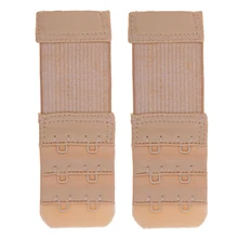 2 шт. удлинитель для бюстгальтера эластичный 2 Крючки зажима на ремешке мягкий ремешок для бюстгальтера Удлиняющая Регулируемая пряжка для ремня Нижнее белье