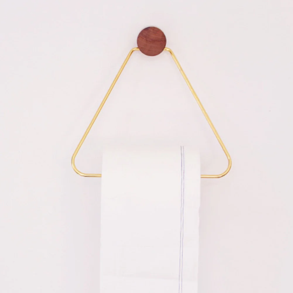 

Toilet Kitchen Decorative Home Nordic Hardware Towel Wall Triangle Over Door Roll Paper Holder Shelf Metal Simple Storage Rack