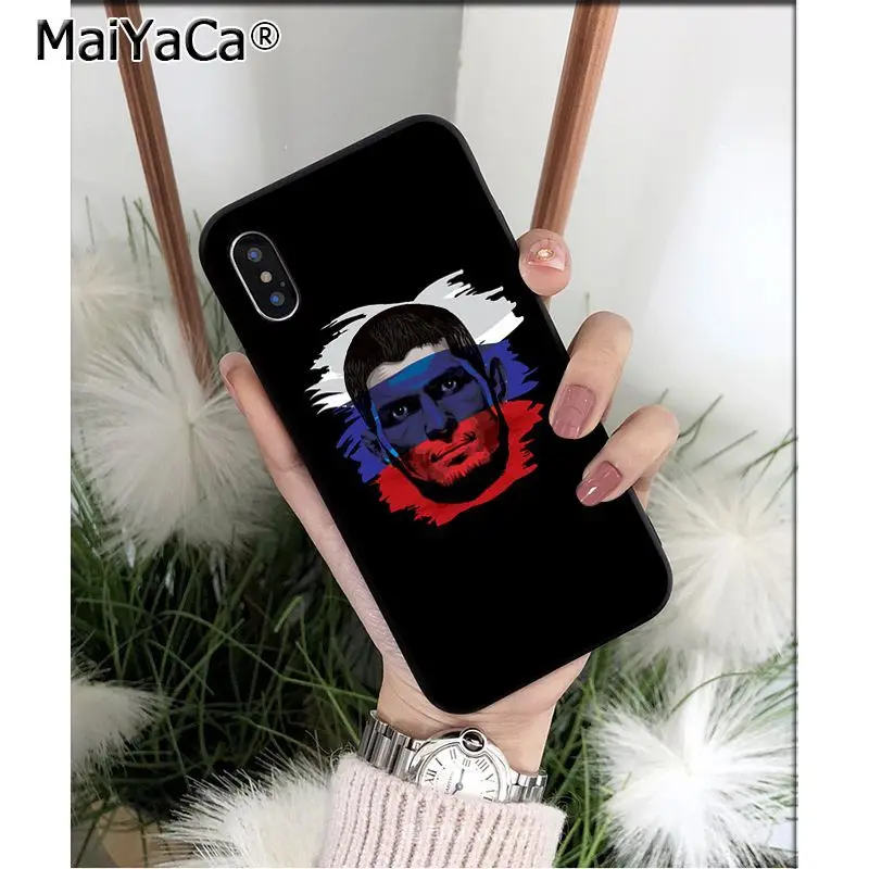 MaiYaCa khabib nurmagomedov UFC мягкий чехол для телефона из ТПУ для iPhone 6S 6plus 7plus 8 8Plus X Xs MAX 5 5S XR 11 11pro max