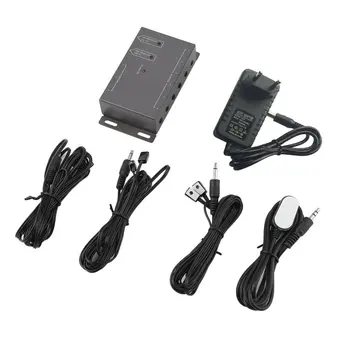 

Compact Size Easy Mount Infrared Remote Control Extender 6 Emitters 1 Receiver CFL Friendly IR Repeater System Kit