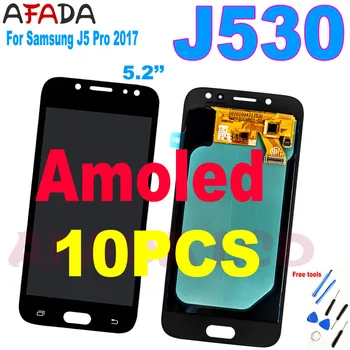 

10PCS Amoled LCD J530 Display For Samsung J5 Pro 2017 J530F LCD Display Touch Screen Digitizer Screen Replacement J530 LCD