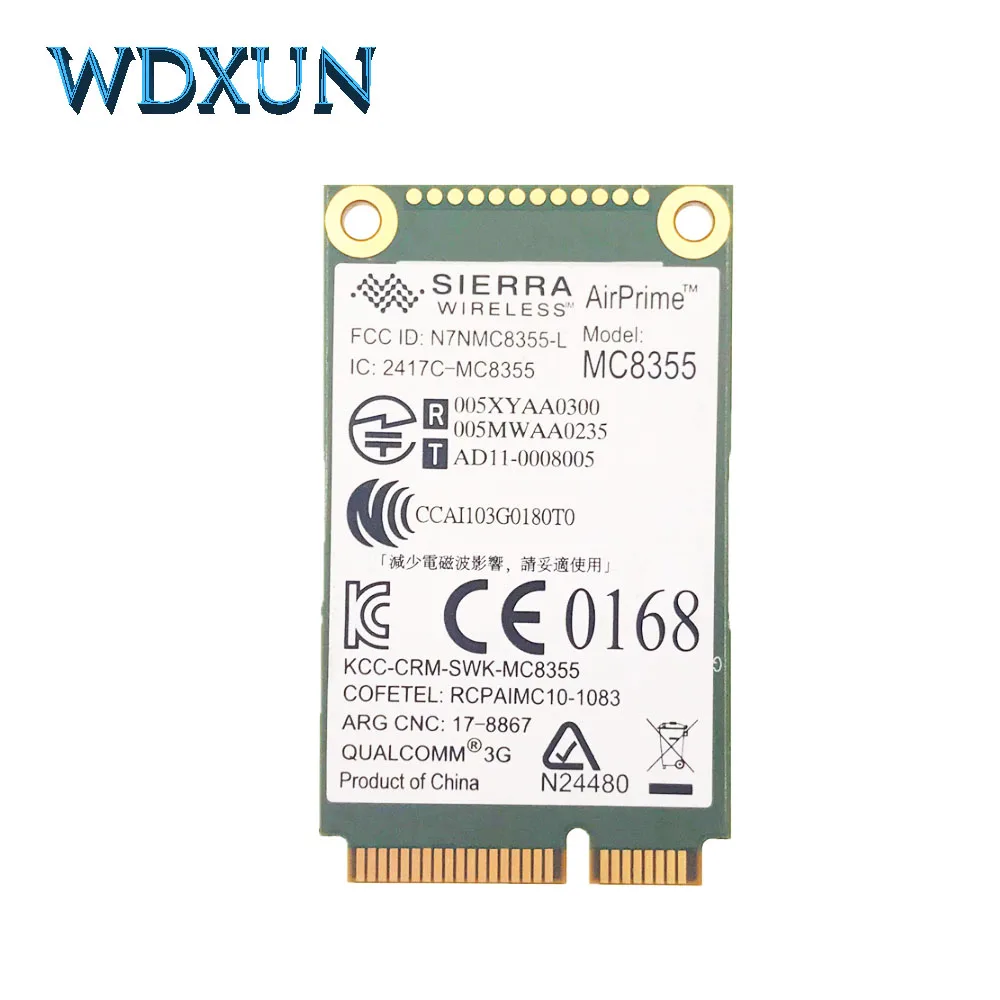 Беспроводная карта Sierra MC8355 GOBI3000 GPS 3G HSPA EVDO WWAN для Lenovo Thinkpad X220 T420 T520 X230 T430 T530 W520 W530