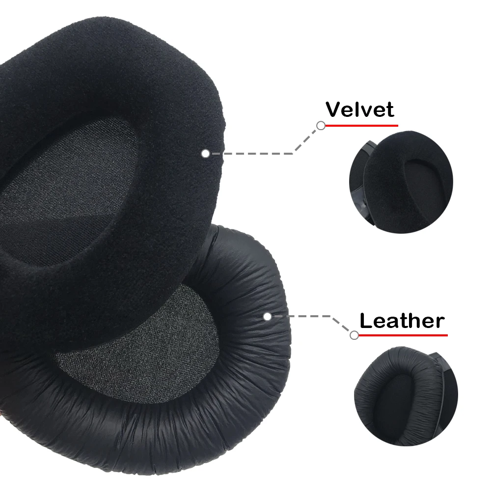 Whiyo Velvet Replacement EarPads for Sennheiser RS165 RS175 RS185 RS195 HDR165 HDR175 HDR185 HDR195 Cushion Cover Earpads