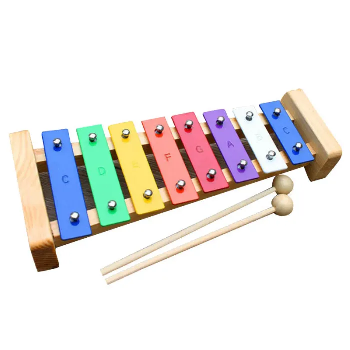 Детские стук пианино клавишные 8 тон Красочные детская музыкальная обучающая игрушка WHShopping