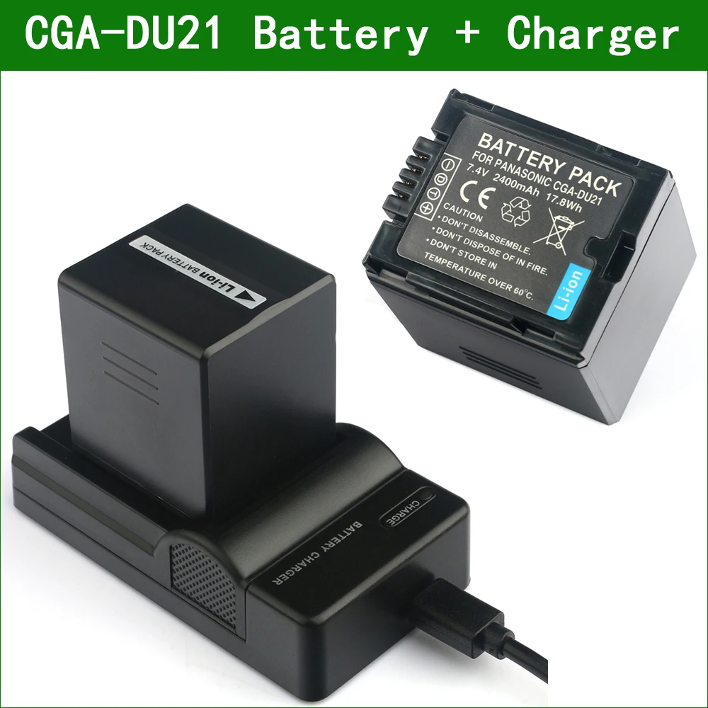 

2pc Battery and USB Charger for Panasonic NV-GS330 GS400 GS408 GS500 GS508 VW-VBD210 PV-GS65 GS120 GS150 GS180 GS320 GS400 GS500