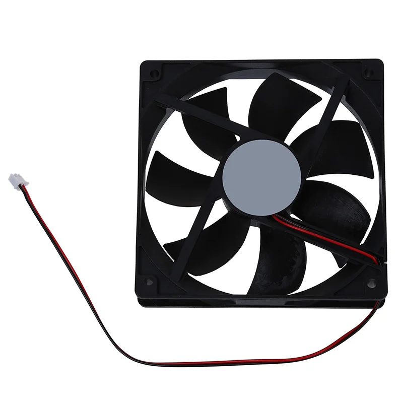 

120mm x 25mm 12V 2Pin Sleeve Bearing Cooling Fan for Computer Case