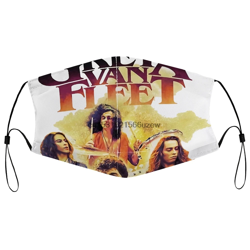 Новая противопылевая маска с фильтром редкая Greta Van Fleet Tour новые мужские
