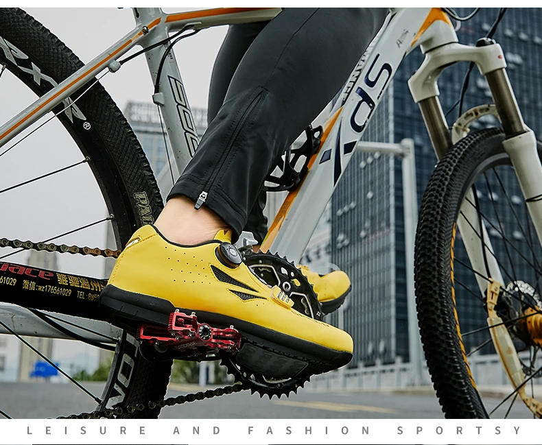 Road Cycling Shoes Sapatilha Ciclismo Bike Men Non-Locking Racing Breathable Ultralight Professional Bicycle Sneakers Women