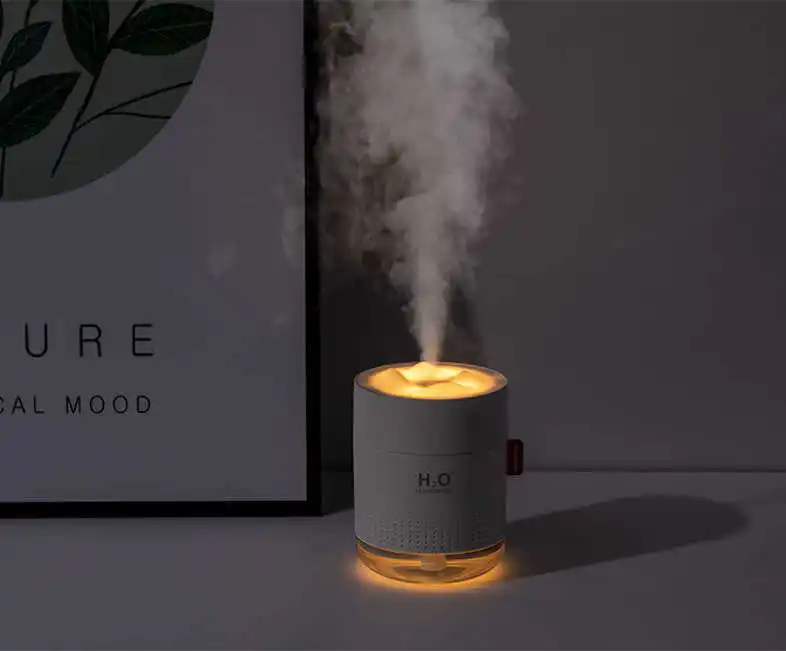 2000mAh Wireless Humidifier Romantic Aromatherapy Humidificador USB Aroma Diffuser Warm Night Lamp Mist Maker Fogger For Bedroom
