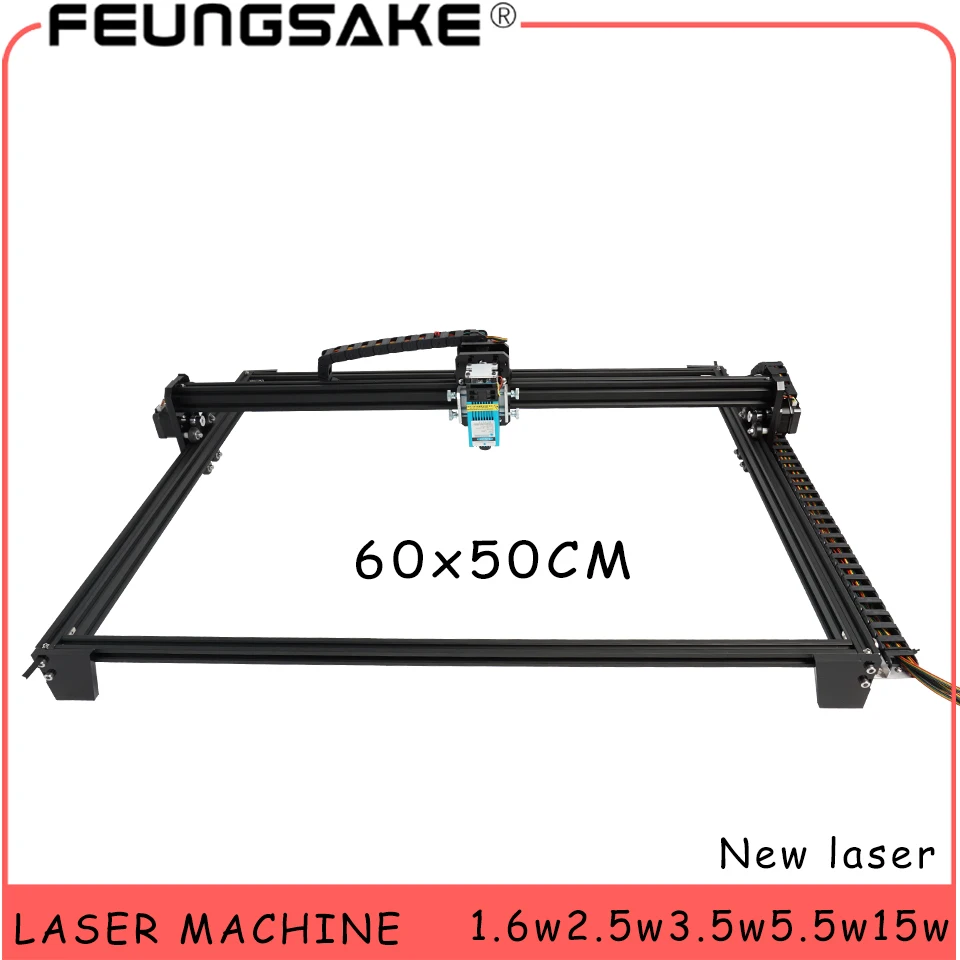 6550 15 Вт лазерная машина PMW управления ttl, cnc 7 Вт лазерная машина для резьбы 5500 МВт лазер, 1600 мВт лазерная гравировальная машина, 65*50 рабочая зона