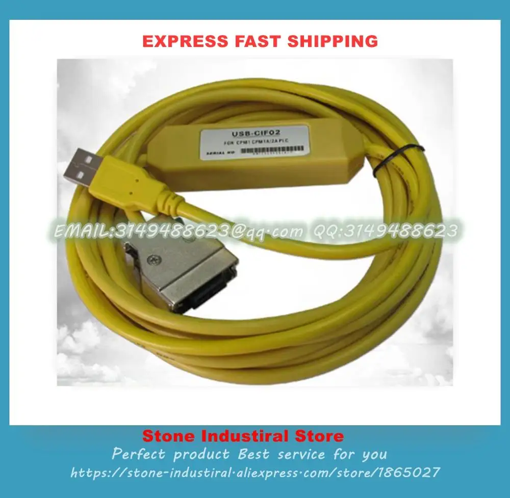 Новый кабель для программирования USB CIF02 CQM1 используется CPM1 C200HS CPM1A CQM CPM2A PLC Кабель
