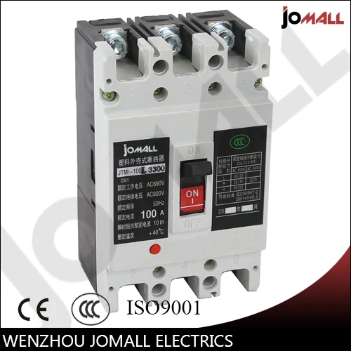 

100 Amp 3 pole cm1 type Moulded case type circuit breaker mccb