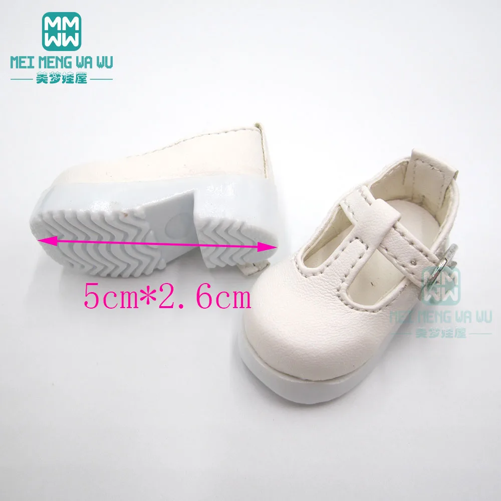 5 см* 2,6 см 1/6 BJD кукольные туфли маленькая девочка модная обувь черный, белый, коричневый для YOSD MYOU кукла