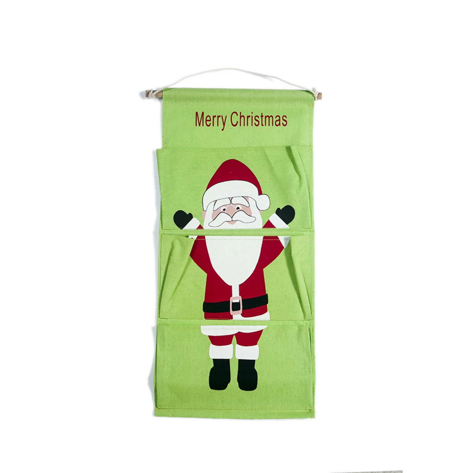 Christmas decoration hanging bag canvas old man snowman elk interior home decoration New Year festival party supplies