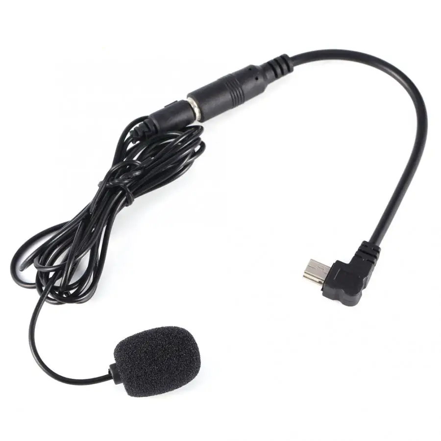 High Quality Mini Microphone 3.5mm External Clip On Mic + Adapter Cable for GoPro Hero4 3/3+ | Электроника