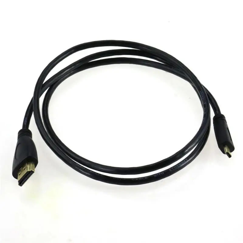 

New 0.5m MICRO HDMI to HDMI cable with Ethernet Gold Plated 1080P for Cell Phones