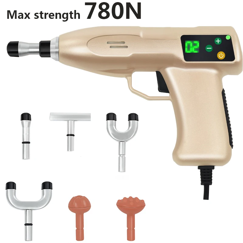 

780N 6 Heads Electric Activator Massager Cervical vertebrae treatment orthodontic device Chiropractic Instrument Correction Gun