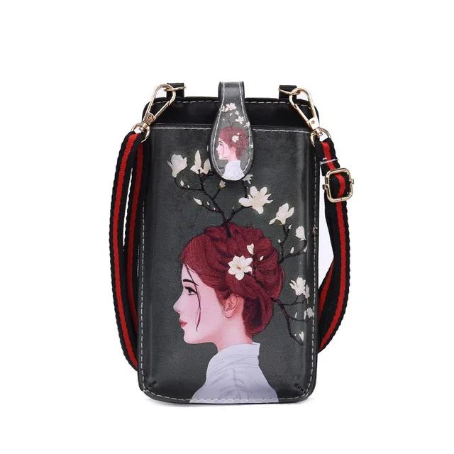 B2 Flower Girl Leather Phone Bag Shoulder Pocket Pouch Case For Oneplus One Plus 7 Pro 6 6T 5 5T 3 2 1 X A5010 A5000 A3000 A2001 A0001 Onplus7 - Цвет: B2 Flower Girl