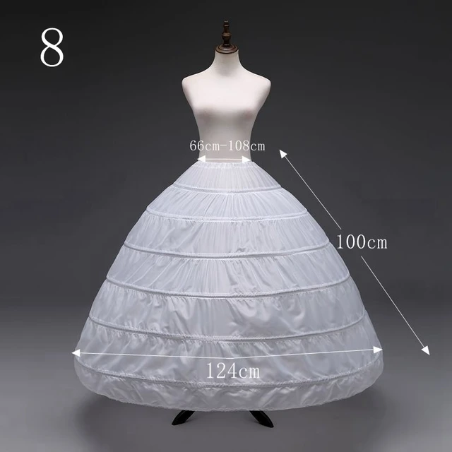 Hot Sell Many Styles  Bridal Wedding Petticoat Hoop Crinoline Prom Underskirt Fancy Skirt Slip 8